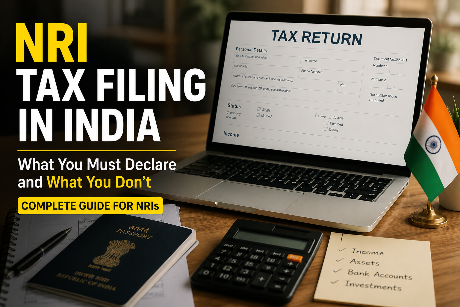 NRI Tax Filing in India: What You Must Declare and What You Don't